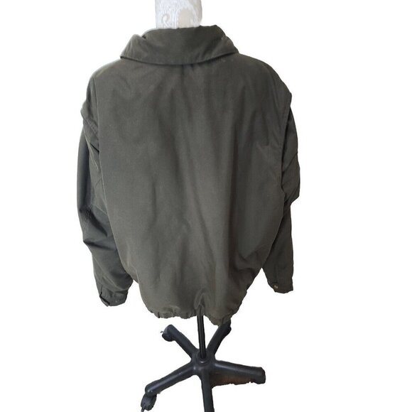 Knightsbridge Green Bomber Style Jacket Zip Front Insulated Men's XL - Picture 4 of 10